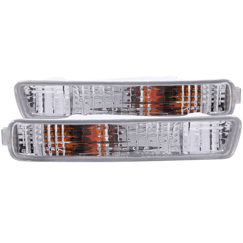 Anzo 511008 - 1994-1995 Honda Accord Euro Parking Lights Chrome