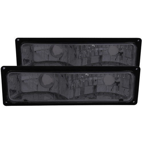 Anzo 511034 - 1988-1998 Chevrolet C1500 Euro Parking Lights Smoke
