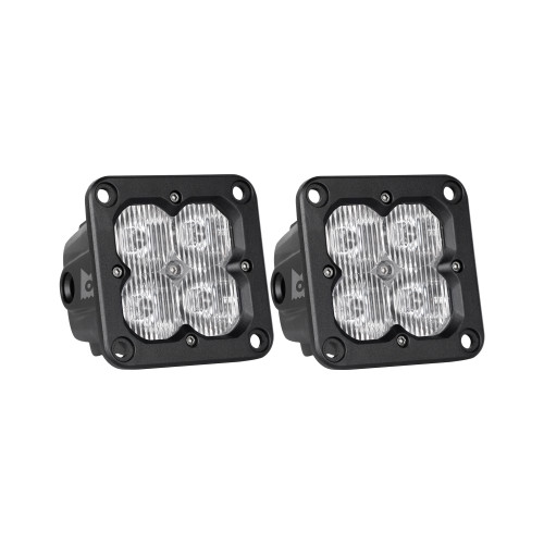 ARC Lighting 41122 - Tiny Monster  Concept Series Pod, 3" Cube Led Pod Lights, Driving Beam, Flush Mount