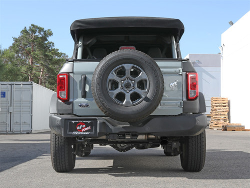 aFe Power 49-43136-B - Apollo GT 3in 409 SS Cat-Back Exhaust 2021 Ford Bronco L4-2.3L (t)/V6-2.7L (tt) w/ Black Tip aFe Power 49-43136-B - Apollo GT 3in 409 SS Cat-Back Exhaust 2021 Ford Bronco L4-2.3L (t)/V6-2.7L (tt) w/ Black Tip