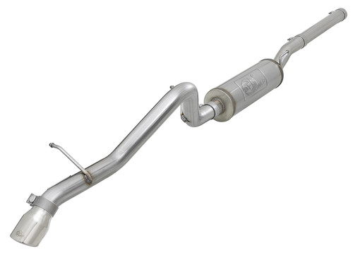 aFe Power 49-48057-P - MACH Force-Xp 2.5in 409SS Hi-Tuck Cat-Back Exhaust w/Polished Tip 07+ Jeep Wrangler JK 3.6L/3.8L
