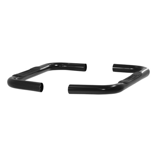 ARIES 203034 - 3" Round Black Steel Side Bars, Select Mazda B-Series, Ford Ranger