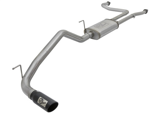 aFe Power 49-46125-B - MACHForce XP 2.5in Cat-Back Exhaust System w/ Black Tip Nissan Frontier 17-19 V8-5.6L