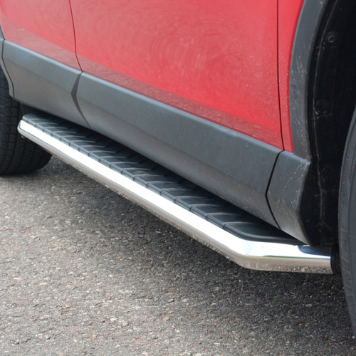 ARIES 2051018 - AeroTread 5" x 67" Polished Stainless Running Boards, Select Toyota RAV4