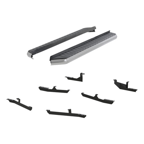 ARIES 2051019 - AeroTread 5" x 70" Polished Stainless Running Boards, Select Hyundai Tucson