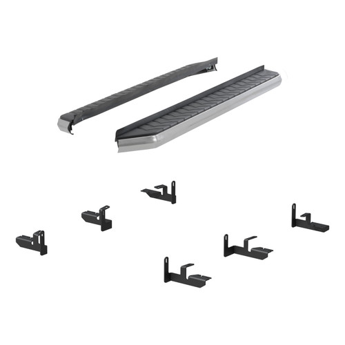 ARIES 2051038 - AeroTread 5" x 73" Polished Stainless Running Boards, Select Nissan Pathfinder