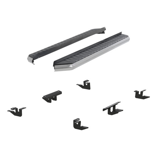 ARIES 2051002 - AeroTread 5" x 70" Polished Stainless Running Boards, Select Ford Edge