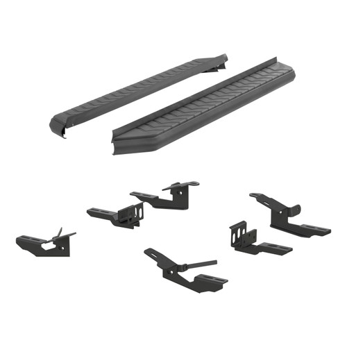 ARIES 2061003 - AeroTread 5" x 76" Black Stainless Running Boards, Select Ford Explorer