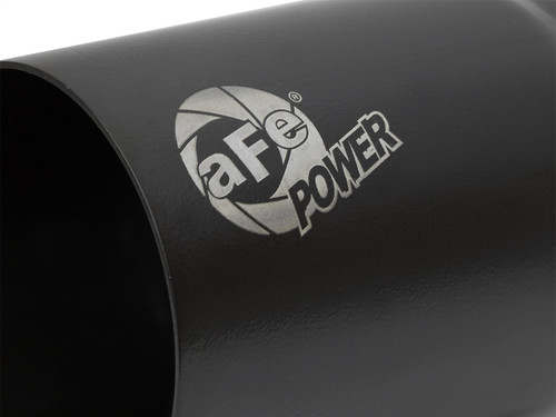 aFe Power 49T35404-B07 - MACH Force-Xp Stainless Steel Clamp-on Exhaust Tip Black - Right - Exit aFe Power 49T35404-B07 - MACH Force-Xp Stainless Steel Clamp-on Exhaust Tip Black - Right - Exit