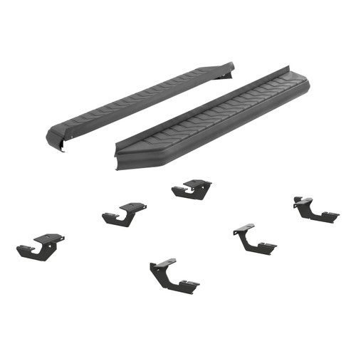 ARIES 2061031 - AeroTread 5" x 73" Black Stainless Running Boards, Select Dodge Durango