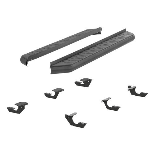 ARIES 2061031 - AeroTread 5" x 73" Black Stainless Running Boards, Select Dodge Durango