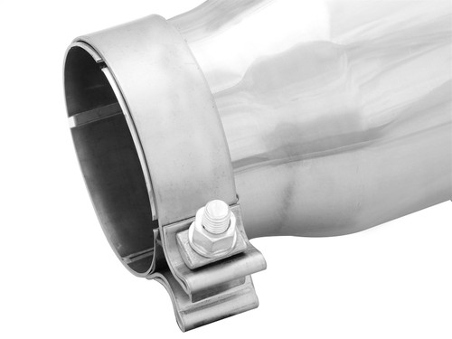 aFe Power 49T35452-P12 - MACH Force-Xp 304 Stainless Steel Clamp-on Exhaust Tip Polished - Left - Exit aFe Power 49T35452-P12 - MACH Force-Xp 304 Stainless Steel Clamp-on Exhaust Tip Polished - Left - Exit