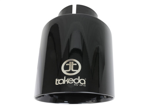 aFe Power 49T25454-B07 - Takeda 409 Stainless Steel Clamp-on Exhaust Tip Black aFe Power 49T25454-B07 - Takeda 409 Stainless Steel Clamp-on Exhaust Tip Black