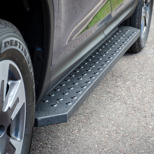 ARIES 2055538 - RidgeStep 6-1/2" x 85" Black Steel Running Boards, Select Honda Ridgeline