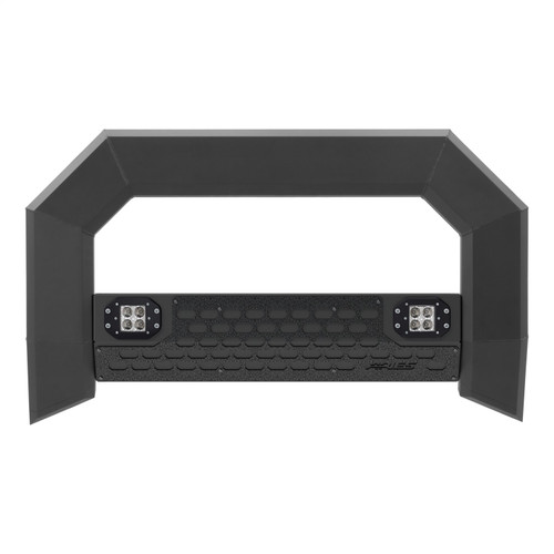 ARIES 2164101 - AdvantEDGE 5-1/2in. Black Aluminum Bull Bar with Lights; Select Silverado; Sierr