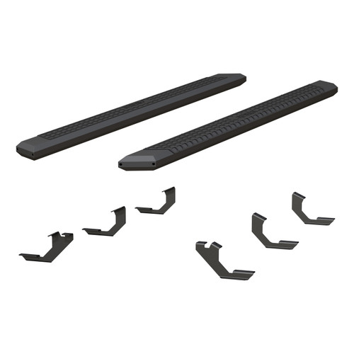 ARIES 2556023 - AdvantEDGE 5-1/2" x 85" Black Aluminum Side Bars, Select Toyota Tacoma