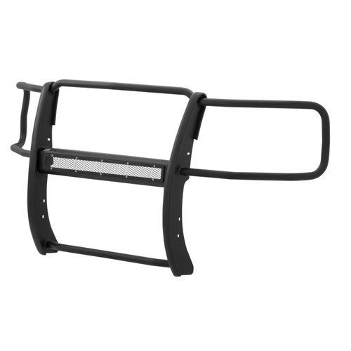ARIES 2170024 - Pro Series Black Steel Grille Guard with Light Bar, Select Chevy Silverado 1500