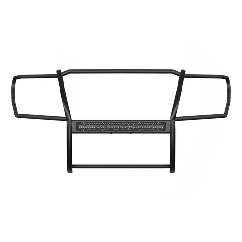 ARIES 2170029 - Pro Series Black Steel Grille Guard with Light Bar, Select Nissan Titan XD