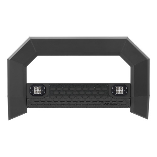 ARIES 2163100 - AdvantEDGE 5-1/2" Black Aluminum Bull Bar with Lights, Select Ford F-150