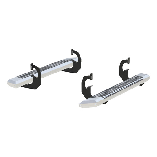 ARIES 2555001 - AdvantEDGE 5-1/2" x 53" Chrome Aluminum Side Bars, Select Silverado, Sierra