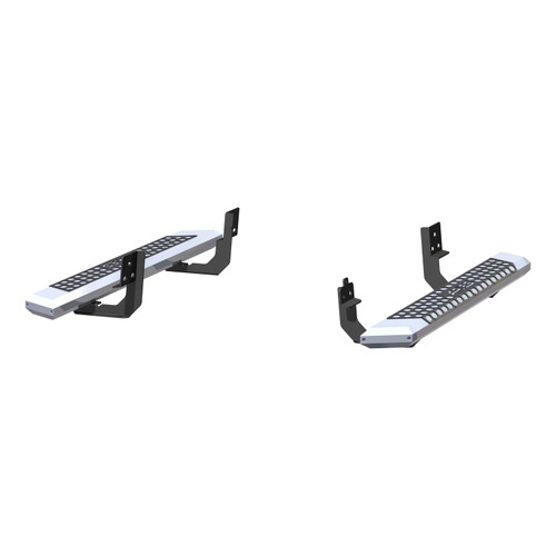 ARIES 2555001 - AdvantEDGE 5-1/2" x 53" Chrome Aluminum Side Bars, Select Silverado, Sierra