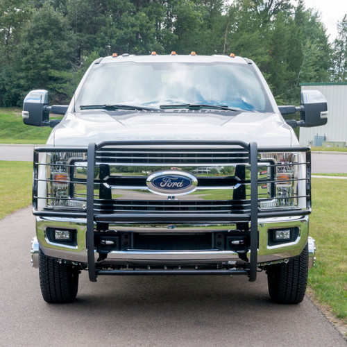 ARIES 3067 - Black Steel Grille Guard, Select Ford F-250, F-350 Super Duty