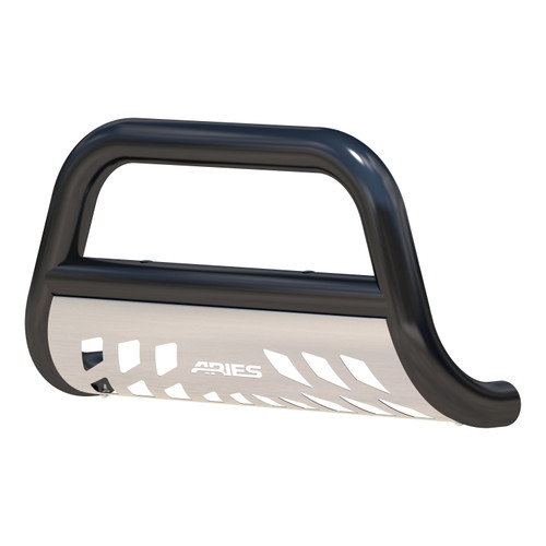 ARIES B35-3012 - 3" Black Steel Bull Bar, Select Ford F-250, F-350, F-450, F-550 Super Duty