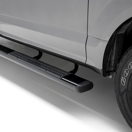 ARIES 4445046 - 6" x 91" Black Aluminum Oval Side Bars, Select Dodge, Ram 2500, 3500