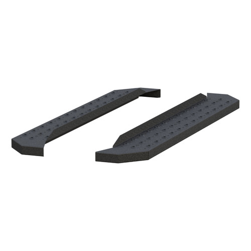 ARIES C2853 - RidgeStep 6-1/2" x 53" Black Steel Running Boards (No Brackets)