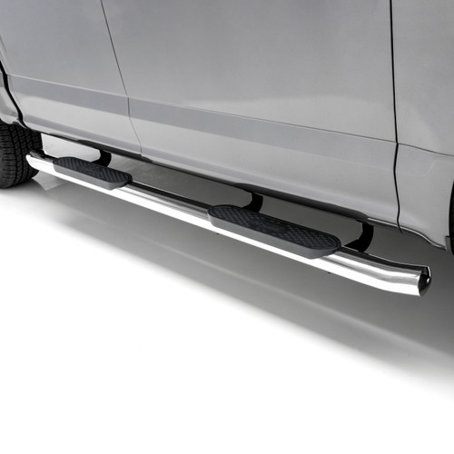 ARIES S223039-2 - 4" Polished Stainless Oval Side Bars, Select Ford F-150