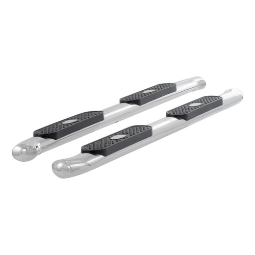 ARIES S224009-2 - 4" Polished Stainless Oval Side Bars, Select Silverado, Sierra 1500, 2500, 3500