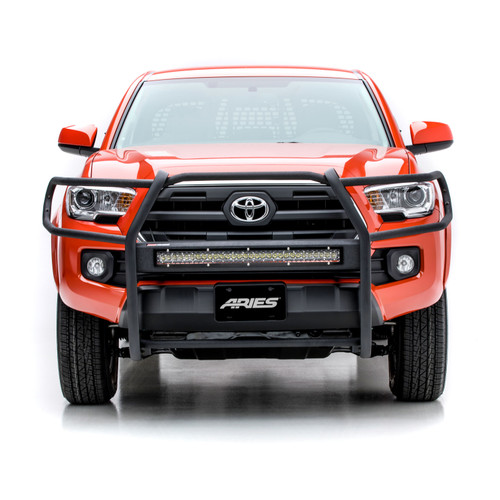 ARIES P2068 - Pro Series Black Steel Grille Guard, Select Toyota Tacoma