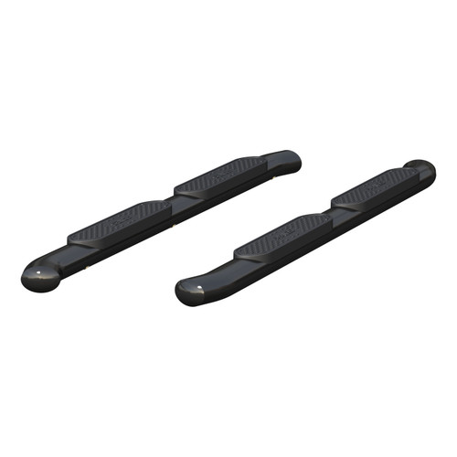 ARIES S224052 - 4" Black Steel Oval Side Bars, Select Chevrolet Colorado, GMC Canyon Extended