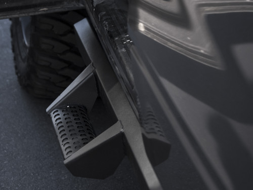 Armordillo USA 7180017 - 2007-2018 Chevy Silverado 1500 - Crew Cab AR Drop Step - Matte Black
