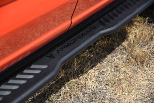 Armordillo USA 8722091 - 2018-2024 Jeep Wrangler 4 Door FX Running Boards W/LED - Matte Black