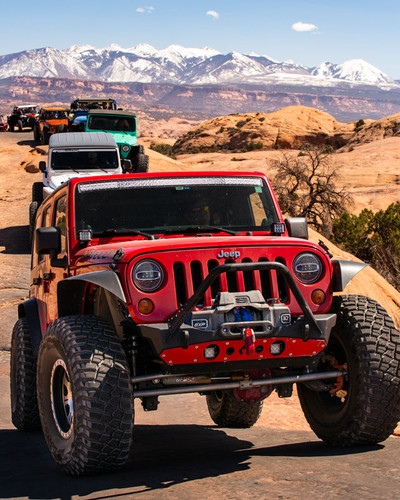 Artec Industries JJ8045 - Powdercoat Nighthawk Mid-tube Stinger Front Bumper with Aluminum Skid for JK, JL, and JT - Black Powdercoat