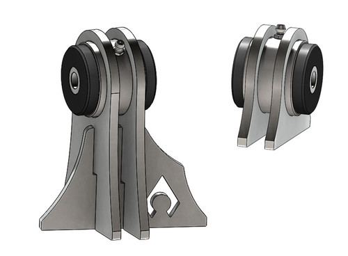 Artec Industries BR1125 - Jeep TJ Weld On UCA Brackets For Low Pro Front Truss Currie JJ Bushings 1/2 Inch Bolt Size