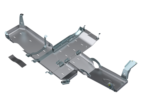 Artec Industries JL4166 - JL Full Bellypan With Oil Door - 2 Door 3.6L Aluminum 18-20