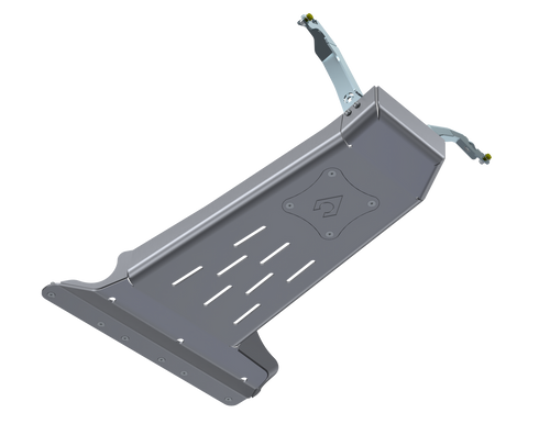 Artec Industries JL4122 - JLU Oil Skid Only With Oil Door - 4 Door 392 Hemi Aluminum