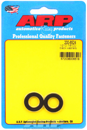 ARP 200-8524 - 1/2in ID 7/8inOD Black Washer (Pack of 2)