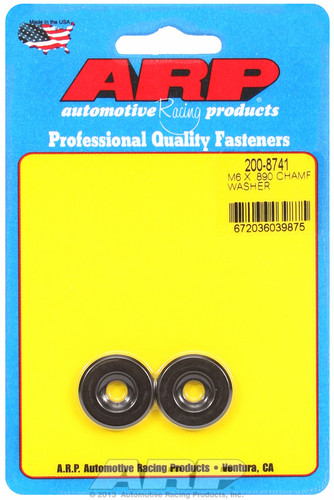 ARP 200-8741 - M6 ID .890 OD Black Washers (2 Pack)