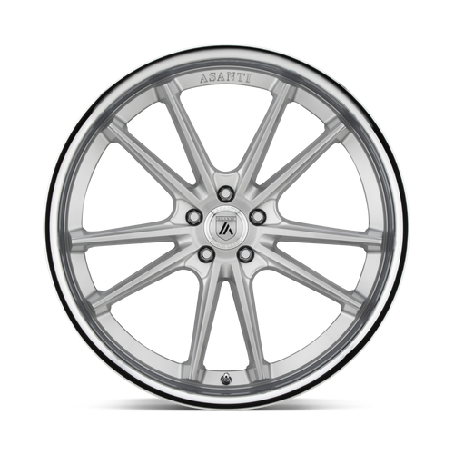 Asanti ABL23-22055235SL - Abl-23 Sigma 22X10.5 Brushed Silver Chrome Lip