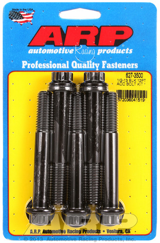 ARP 627-3500 - 1/2-13 in. Thread, 3.50 in 8740 Chromoly Bolts - Set of 5