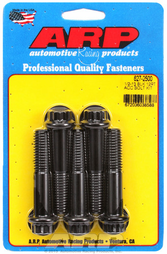 ARP 627-2500 - 1/2-13 in. Thread Size, 2.5 in 12 Point Bolts - Set of 5