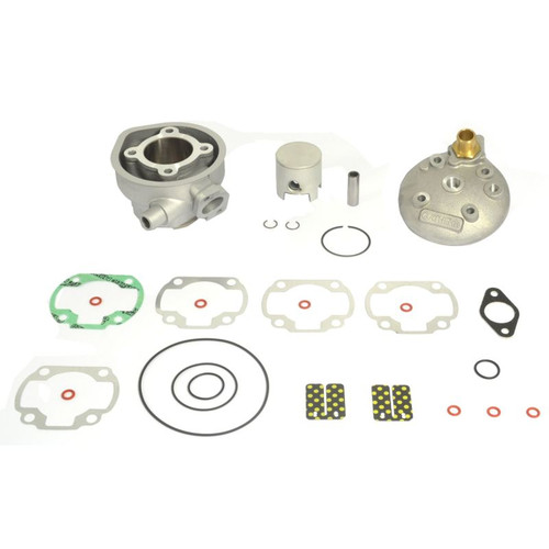Athena 081100/1 - 98-00 Aprilia 51 LC 50 47.6mm Bore 70cc 12mm Pin Flat Piston Big Bore Cylinder Kit w/Head