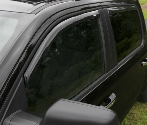Auto Ventshade (AVS) 194818 - 2019 RAM 1500 Crew Cab Ventvisor In-Channel Window Deflectors - 4pc - Smoke