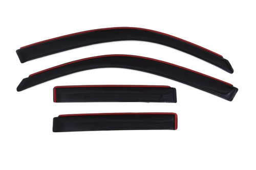 Auto Ventshade (AVS) 194924 - 03-09 Toyota 4Runner Ventvisor In-Channel Front & Rear Window Deflectors 4pc - Smoke
