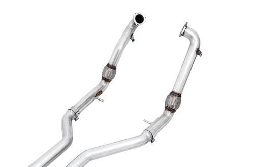 AWE 3010-43048 - Audi B9 S4 Track Edition Exhaust - Non-Resonated (Black 102mm Tips)