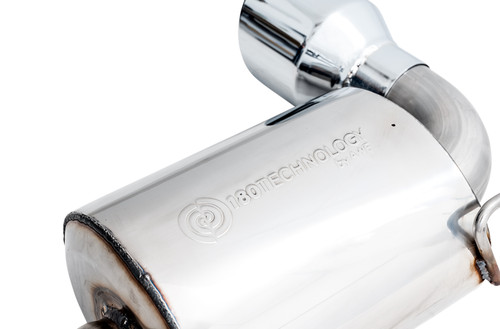 AWE 3015-32118 - 2020 Toyota Supra A90 Resonated Touring Edition Exhaust - 5in Chrome Silver Tips