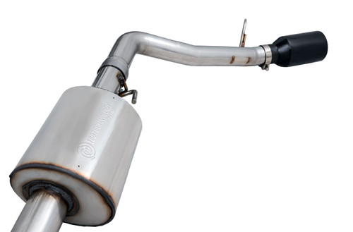 AWE 3015-23103 - 20-21 Jeep Gladiator JT 3.6L Tread Edition Cat-Back Single Side Exhaust - Diamond Blk Ti